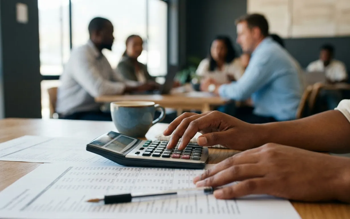 Financial planning with a calculator